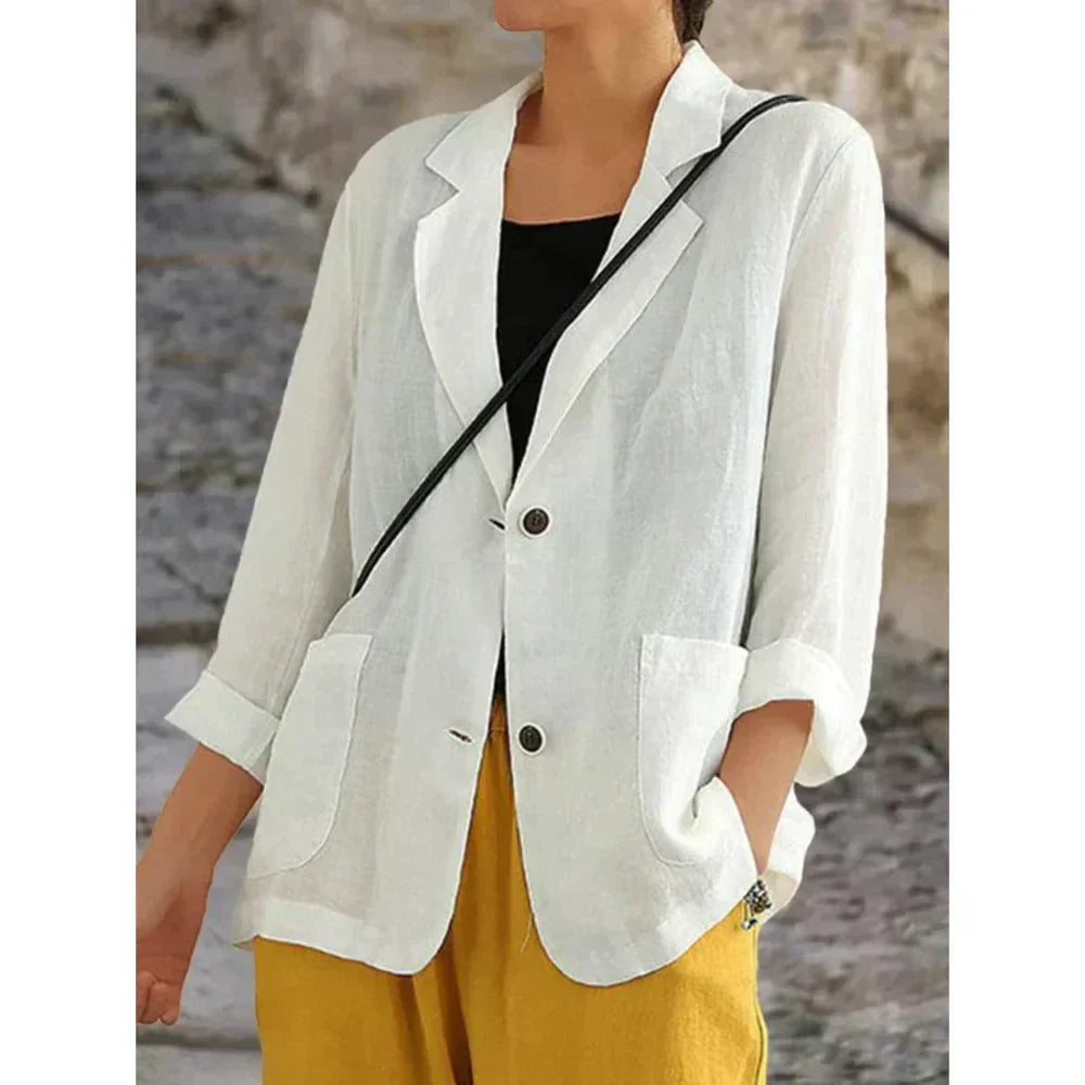 Eleganter Leinenblazer für Damen