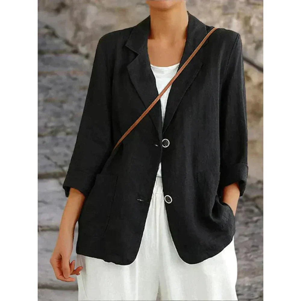 Eleganter Leinenblazer für Damen