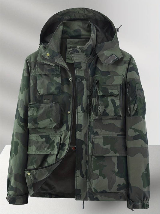 Cargojacke im Camouflage-Look für Herren