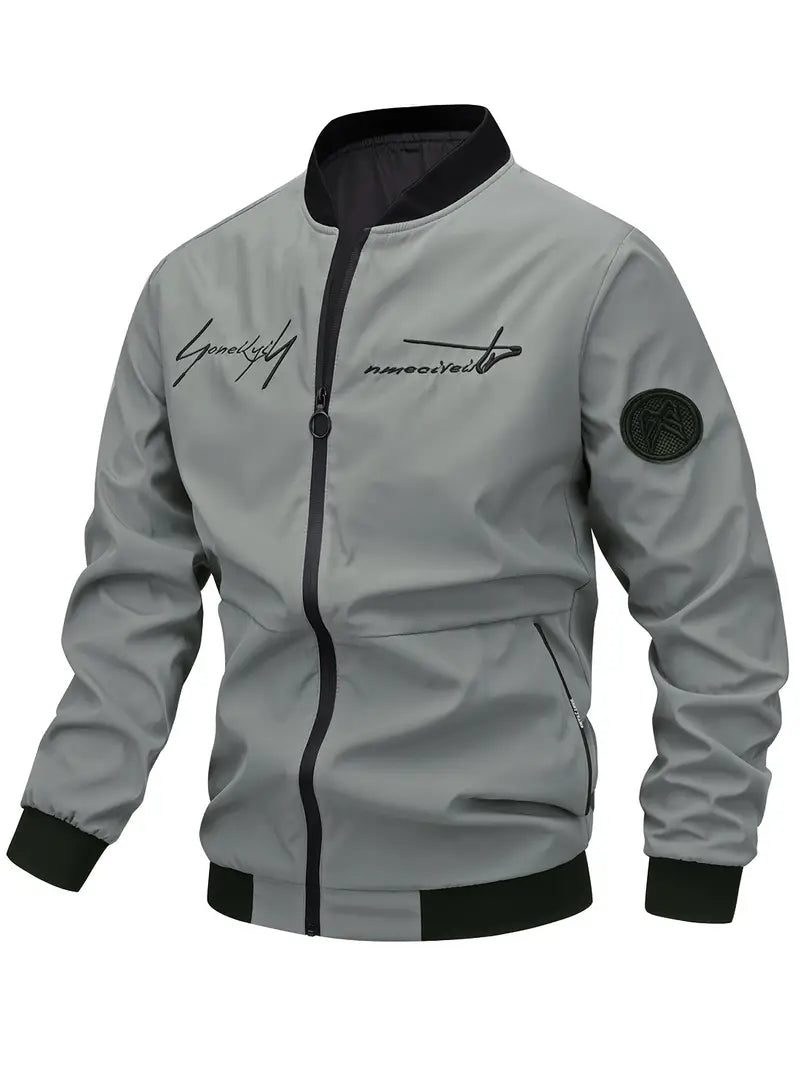 Gestickte Winterjacke für Herren