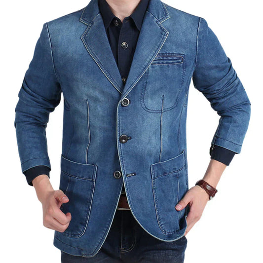 Denim-Blazer für Herren