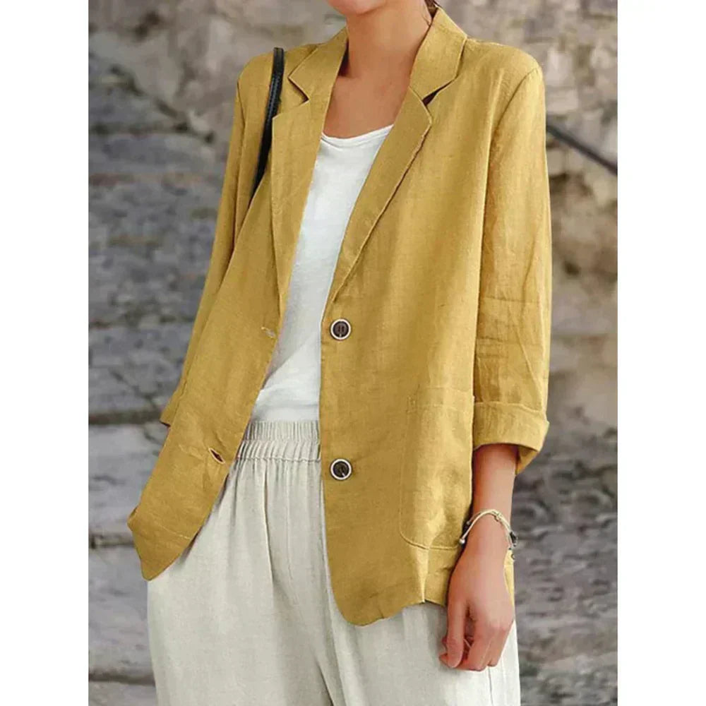 Eleganter Leinenblazer für Damen