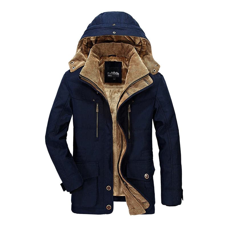 Winterjacke mit mehreren Taschen für Herren