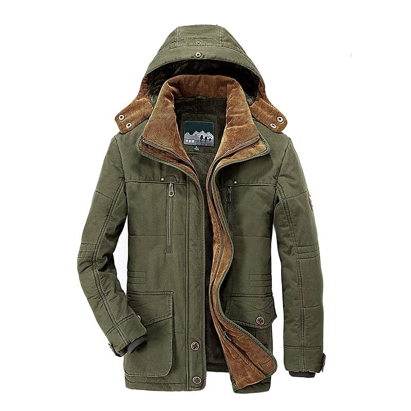 Winterjacke mit mehreren Taschen für Herren