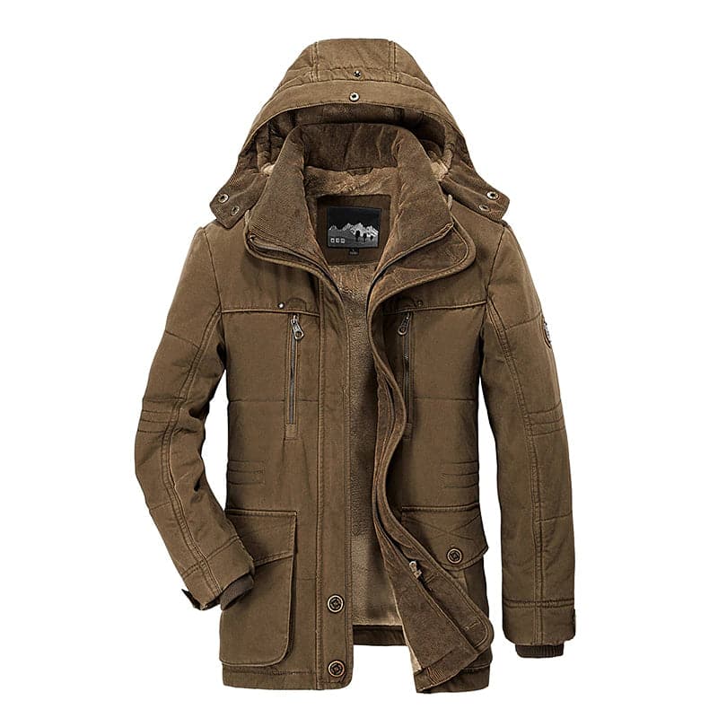 Winterjacke mit mehreren Taschen für Herren