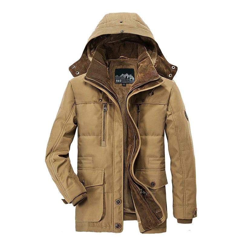 Winterjacke mit mehreren Taschen für Herren