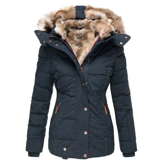 Elegante, warme und bequeme Winterjacke für Damen