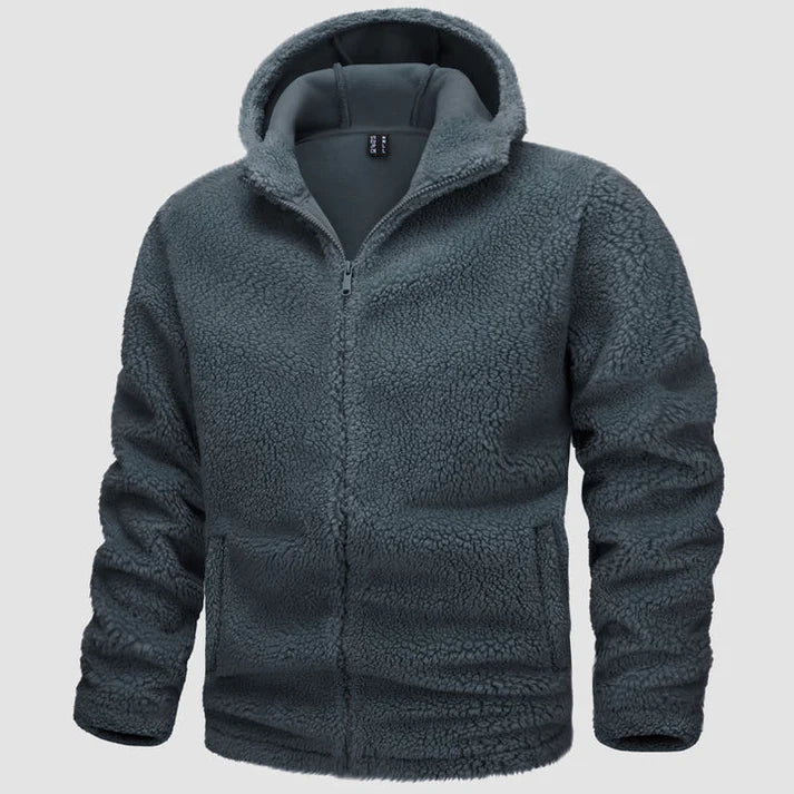 Fleecejacke mit Kapuze für Herren