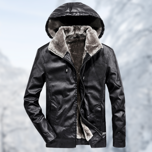 Elegante und bequeme Lederjacke für Herren