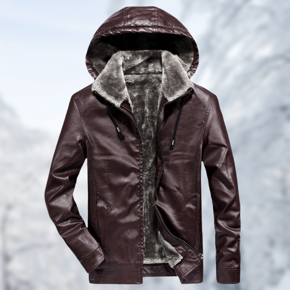 Elegante und bequeme Lederjacke für Herren