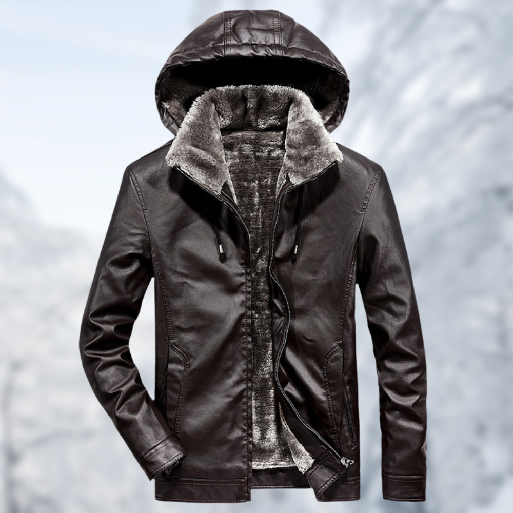 Elegante und bequeme Lederjacke für Herren