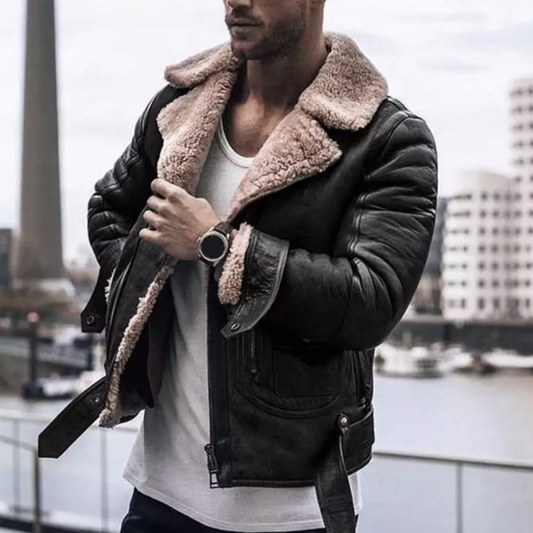 Elegante Designer-Winterjacke für Herren