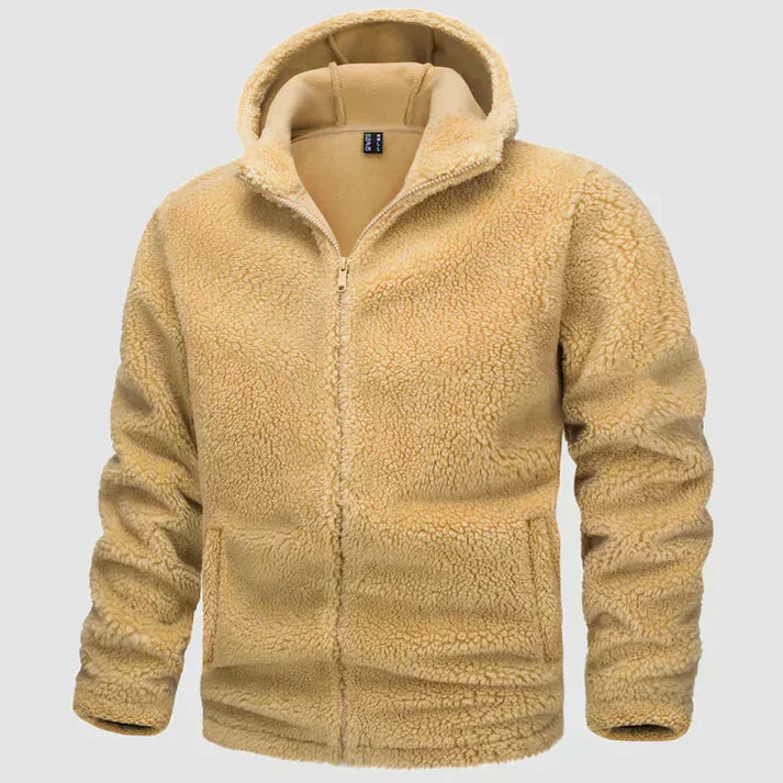 Fleecejacke mit Kapuze für Herren