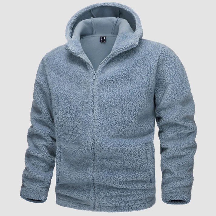 Fleecejacke mit Kapuze für Herren