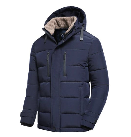 Winterjacke mit abnehmbarer Kapuze für Herren