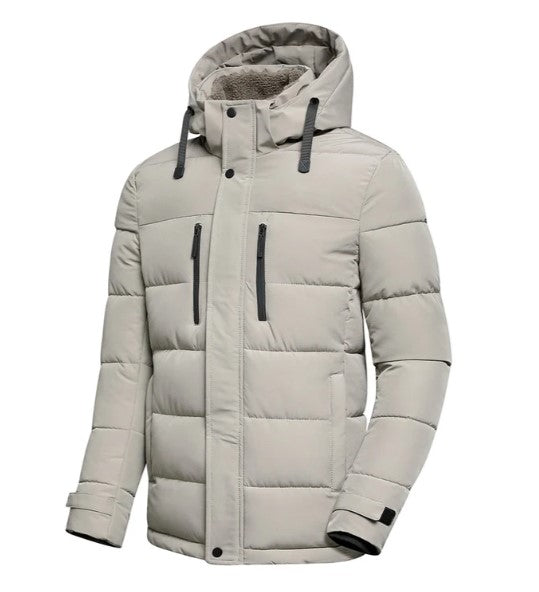 Winterjacke mit abnehmbarer Kapuze für Herren