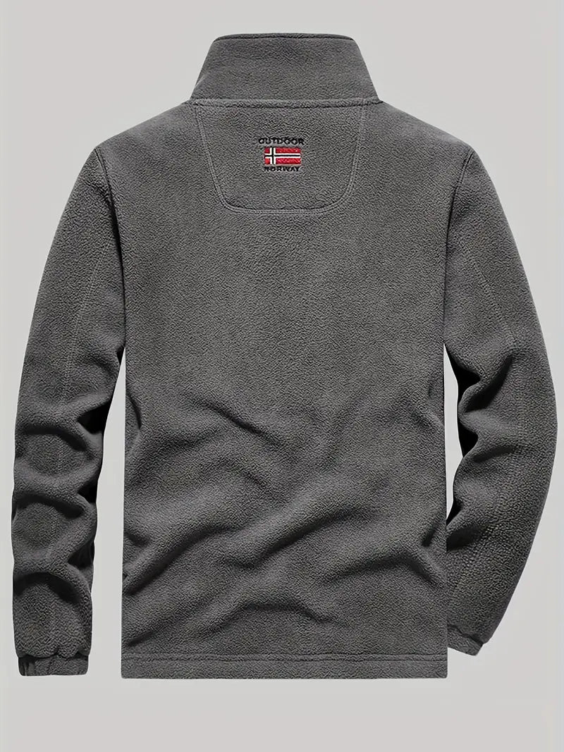 Lässiger Fleece-Pullover für Herren