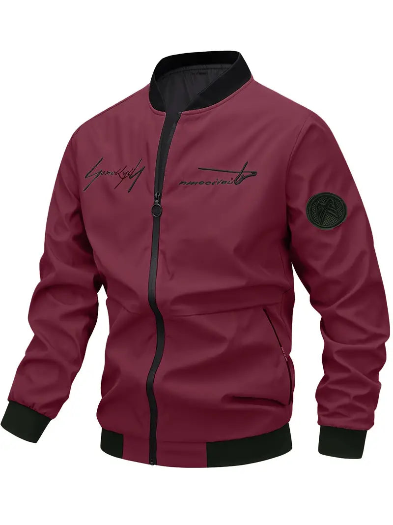 Gestickte Winterjacke für Herren