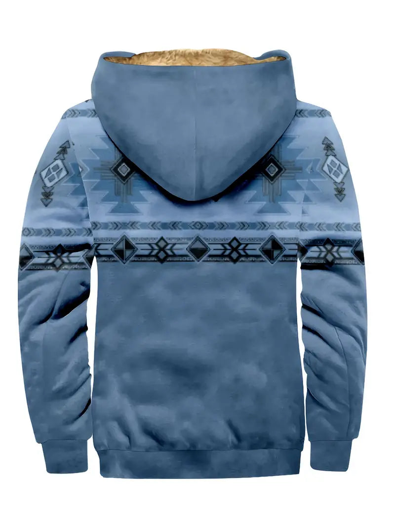 Warmes Fleece-Hoodie für Männer