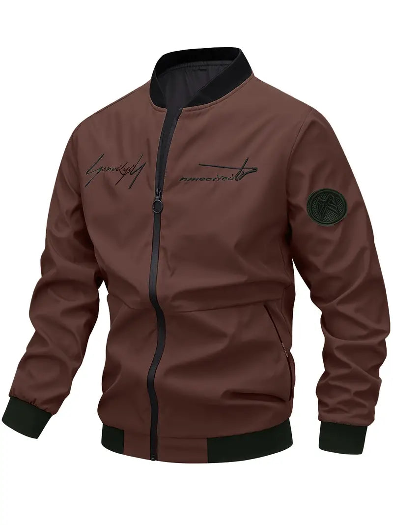 Gestickte Winterjacke für Herren