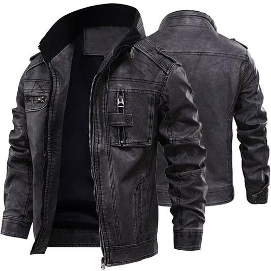 Elegante Herrenlederjacke